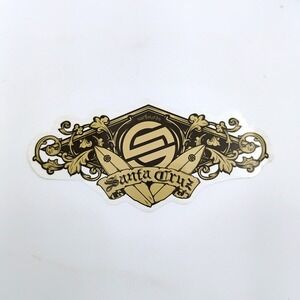 Santa Cruz Surfboards Sticker Filigree Logo Vinyl Decal Surf Skate Decal 90s VTG